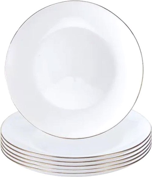 Набор тарелок ROYAL GARDEN Round Classic Gold C RG-C0032-6 (6шт)
