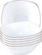 Набор салатников ROYAL GARDEN Square Classic Gold C RG-C0042-6 (6шт) - 