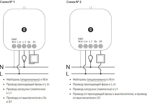 Умное реле Яндекс Одноканальное YNDX-00537