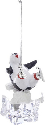 

Елочная игрушка, Пингвин на льду / T2458