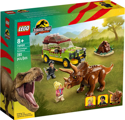 

Конструктор, Jurassic World Поиски трицератопса 76959