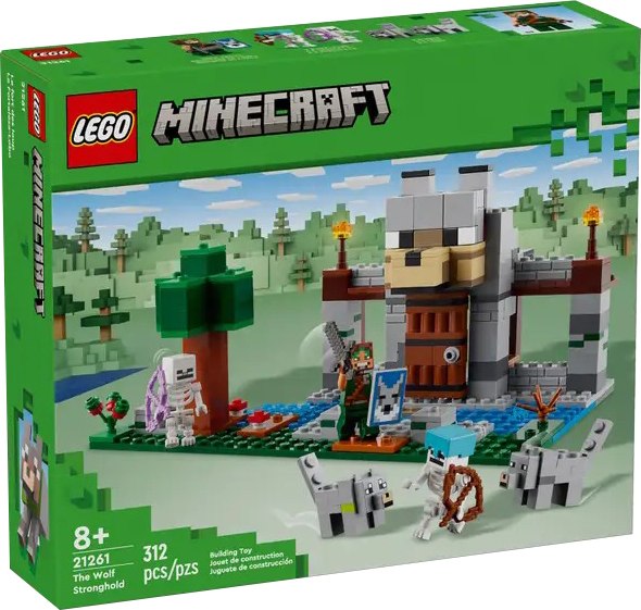 Конструктор Lego Minecraft Волчья крепость 21261