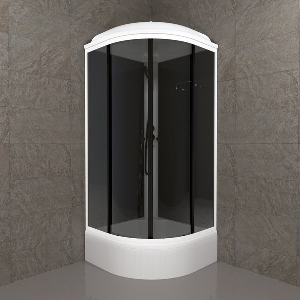 Купить Душевая кабина Triton Грэй-Блэк B 90х90 в Гродно