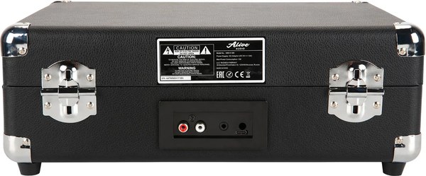 Проигрыватель виниловых пластинок Alive Audio Vibe AAMIM-01-BK (черный)