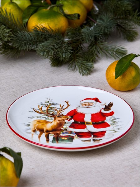 Набор тарелок Decor de table Новогоднее чудо DDT-CL005 %rs_city_gde%