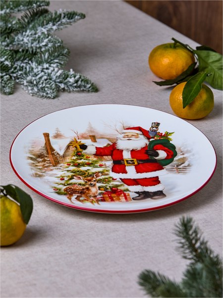 Набор тарелок Decor de table Новогоднее чудо DDT-CL004 %rs_city_gde%