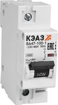 

Выключатель автоматический, ВА47-100-1C20-УХЛ3 / 318103