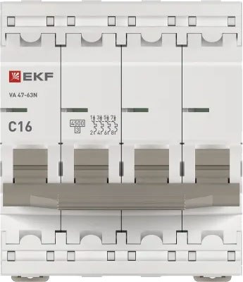 Выключатель автоматический EKF PROxima ВА 47-63N / M634416C
