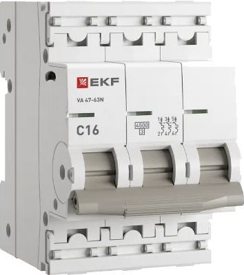 Выключатель автоматический EKF PROxima ВА 47-63N / M634316C