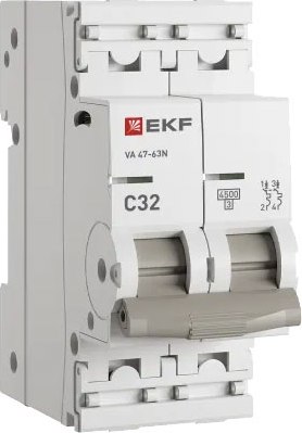 Выключатель автоматический EKF PROxima ВА 47-63N / M634232C