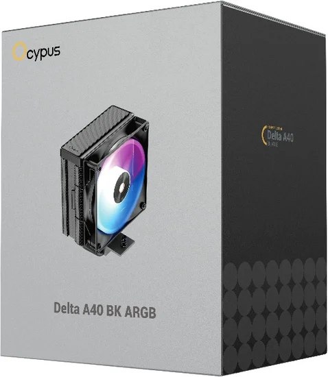 Кулер для процессора Ocypus Delta A40 ARGB BK (Delta-A40-BK1NAWN00X-GL)