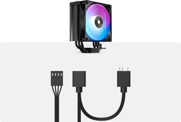 Кулер для процессора Ocypus Delta A40 ARGB BK (Delta-A40-BK1NAWN00X-GL)