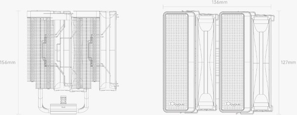 Кулер для процессора Ocypus Delta A62 ARGB BK (Delta-A62-BK2NAWN00X-GL)