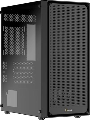 Корпус для компьютера Ocypus Gamma C50 / Gamma-C50-BKG000XX-GL (черный, без бП) - 