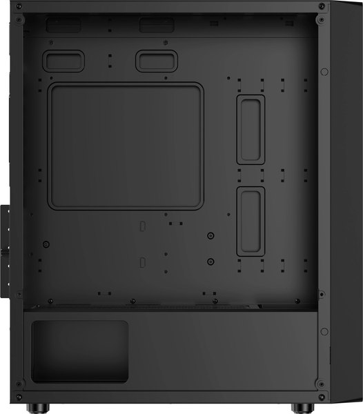 Корпус для компьютера Ocypus Gamma C50 / Gamma-C50-BKG000XX-GL (черный, без бП)