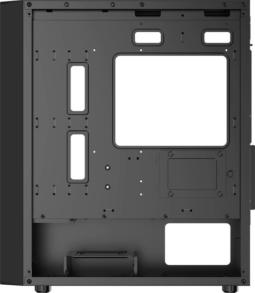 Корпус для компьютера Ocypus Gamma C50 / Gamma-C50-BKG000XX-GL (черный, без бП)