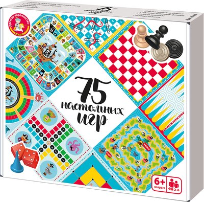 

Набор настольных игр, 75 настольных игр / 05459