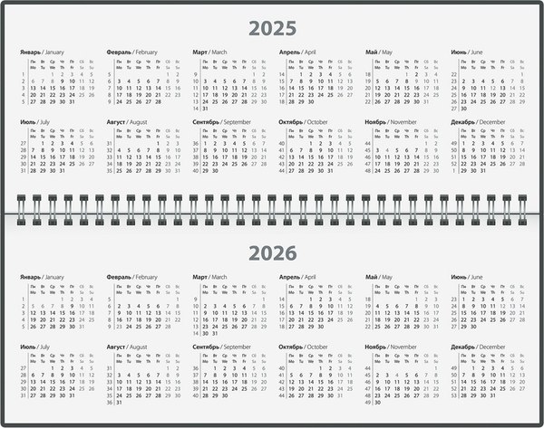 Планинг Staff Мрамор 2025 / 116051