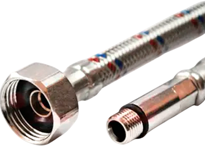

Гибкая подводка, S/S M10x18-F1/2" 60см