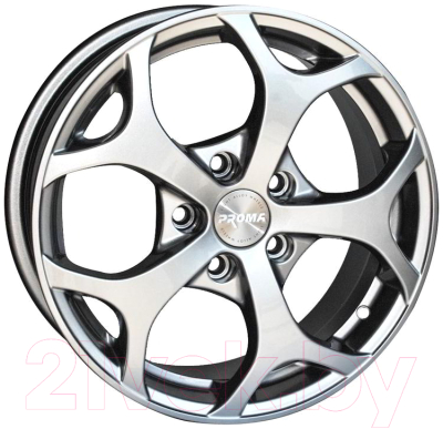 

Литой диск Proma, Экстрим 16x6.5" 5x114.3мм DIA 66.1мм ET 50мм Неро