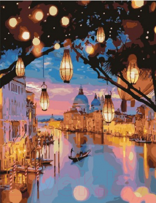 Картина по номерам Picasso Огни ночной Венеции (PC4050480)