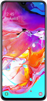 Смартфон Samsung Galaxy A70 (2019) / SM-A705FZWMSER (белый)