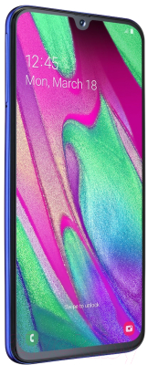 Смартфон Samsung Galaxy A40 (2019) / SM-A405FZBGSER (синий)
