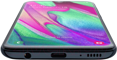 Смартфон Samsung Galaxy A40 (2019) / SM-A405FZKGSER (черный)