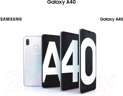 Смартфон Samsung Galaxy A40 (2019) / SM-A405FZKGSER (черный)