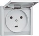 Розетка Legrand Plexo 55703 (серый) - 