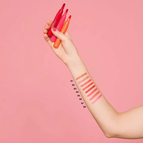 Тинт для губ Deborah Milano Aqua Tint Lipstick тон 02 роза (2.5г)