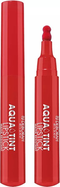 Тинт для губ Deborah Milano Aqua Tint Lipstick тон 04 красный (2.5г)