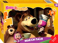 Пазл Step Puzzle Маша и Медведь / 65006 (15эл) - 