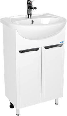 

Тумба с умывальником, Лима Erica 55 / VLIM55ER-T2ST+S-UM-ERI-55-1-W