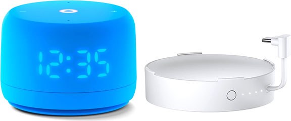Умная колонка Яндекс Станция Лайт 2 YNDX-00026BLU (синий) + ПЗУ Яндекс YNDX-00651