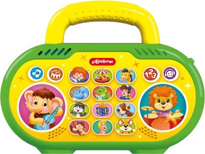 

Развивающая игрушка, Дискотека с мультяшками Веселый бумбокс / 3360