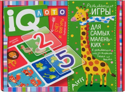 

Развивающая игра, Лото для малышей. Счет и фигуры. Подбери число / 4650388210889