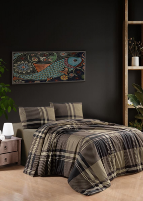 

Комплект постельного белья, Veldor Brown 1.5сп / N243