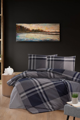 

Комплект постельного белья, Veldor Navy Blue 1.5сп / N243