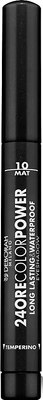 

Тени для век, 24 Ore Color Power Eyeshadow тон 10 матовый черный