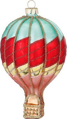 Елочная игрушка Inge's Christmas Figural Glass Ornaments. Воздушный шар / 64685H120