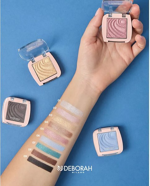 Тени для век Deborah Milano Color Lovers тон 08 насыщенный коричневый (3.5г)