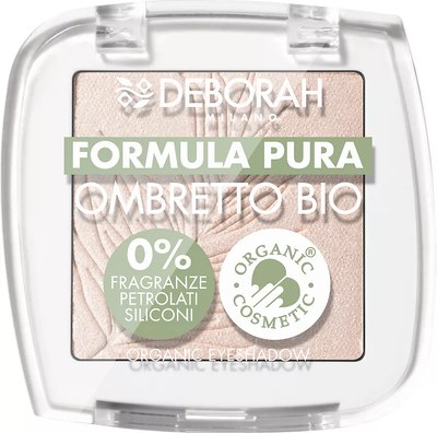 Тени для век Deborah Milano Formula Pura Ombretto Bio тон 02 (2.5г)