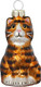 Елочная игрушка Inge's Christmas Figural Glass Ornaments. Кот / 64865H120 - 
