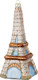 Елочная игрушка Inge's Christmas Figural Glass Ornaments. Эйфелева башня / 64653H120 - 
