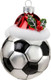 Елочная игрушка Inge's Christmas Figural Glass Ornaments. Футбольный мяч / 64226H120 - 
