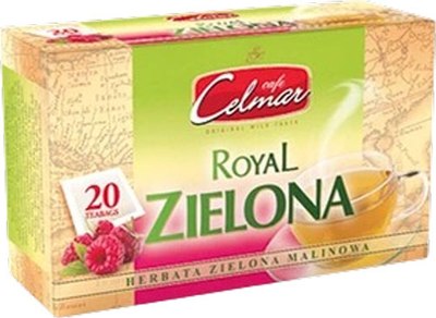 

Чай пакетированный, Green tea Royal Green raspberry