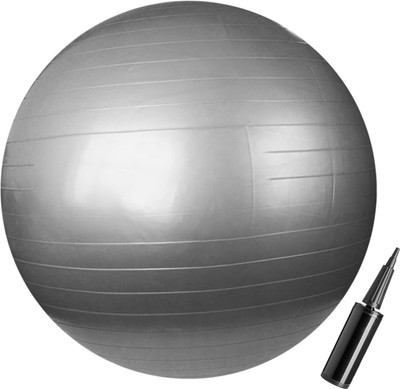 Фитбол гладкий Sundays Fitness IR97402-65 (серебристый) + Насос ручной Sundays Fitness IR97410 - 