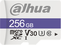 Карта памяти Dahua 256GB MicroSD C10/U3/V30 FAT32 (DHI-TF-C100/256GB) - 