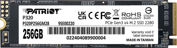 SSD диск Patriot P320 256GB (P320P256GM28)